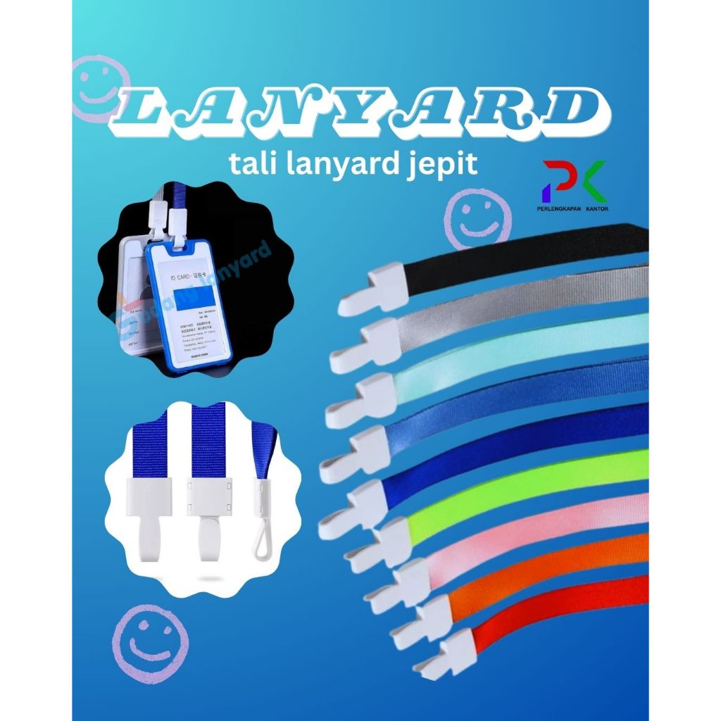 

TALI JADI 1 cm / Tali Id Card Tali Lanyard kalung panitia event acara Gantungan Id Card