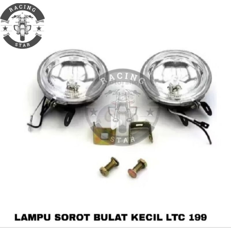 Lampu LTC Sorot Bulat Kecil Tembak Kabur Universal 199 yellow White(802) LAMPU DEPAN