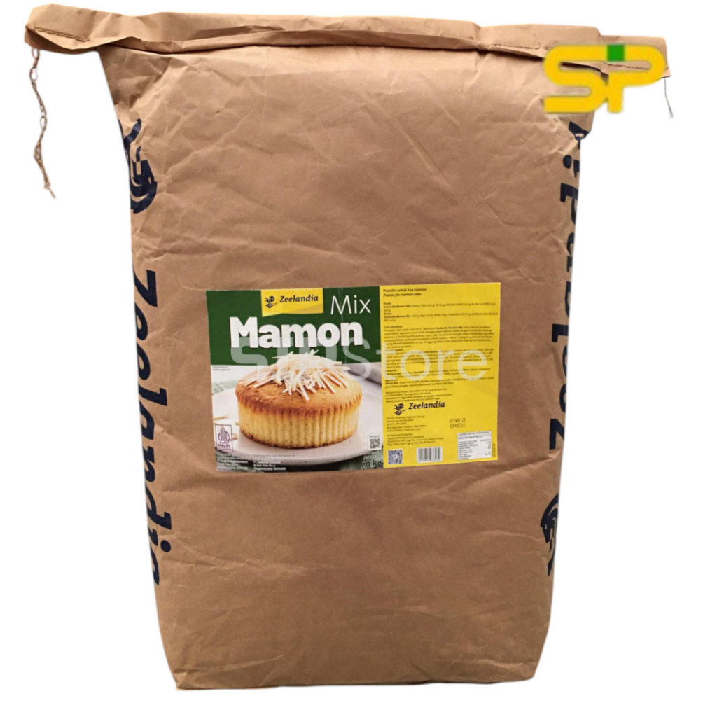 

Zeelandia Mamon Cake Mix 10 kg / Tepung Premiks Instan Siap Pakai / Tepung Premiks Kue Mamon 10 kg