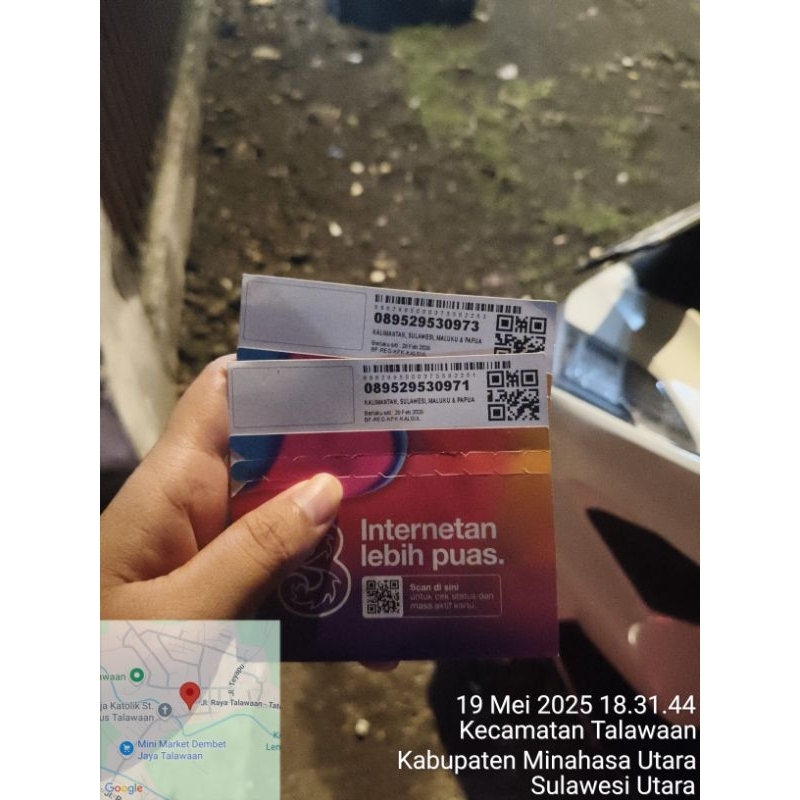 Kartu Perdana TRI KUOTA 103GB 75hari