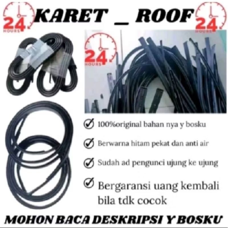 karet roof Corola Altis 2001-2006/karet gabin Corola Altis 2001-2006