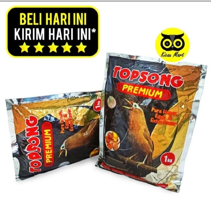 topsong premium 1kg extra honey egg power wambi kicau murai jalak kace