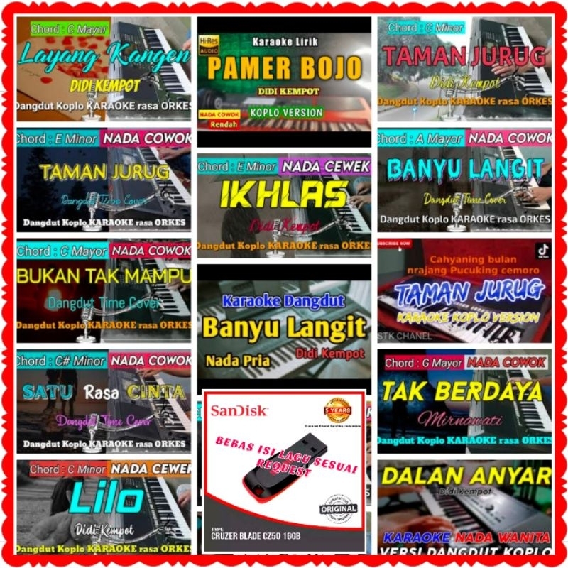 USB KARAOKE CAMPURSARI JAWA DIDI KEMPOT LENGKAP