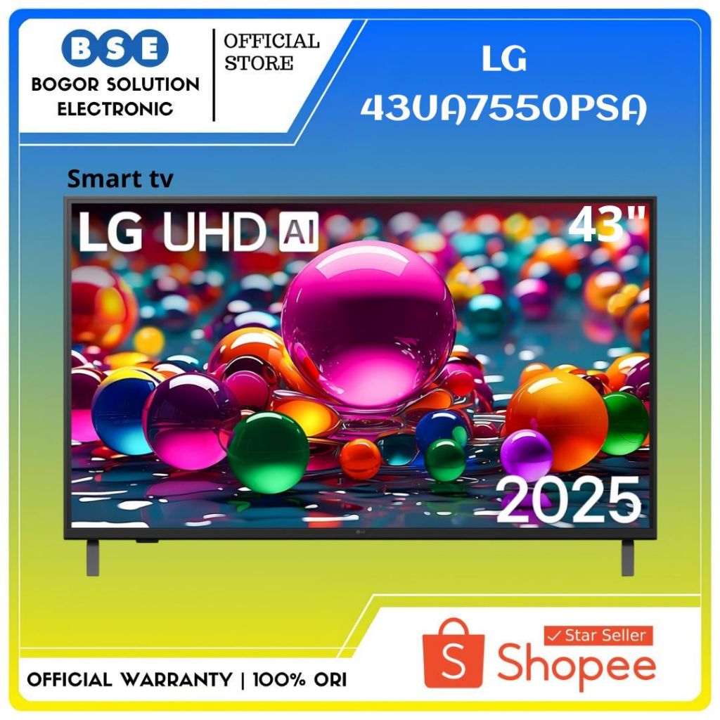LG 43UA7550PSA LED TV 43 Inch 43UA7550 LG Smart tv 43UA7550PSA 4K