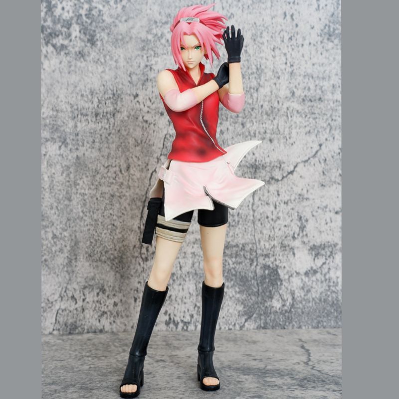 Action Figure Naruto Haruno Sakura Statue Tinggi 28Cm Besar Collection