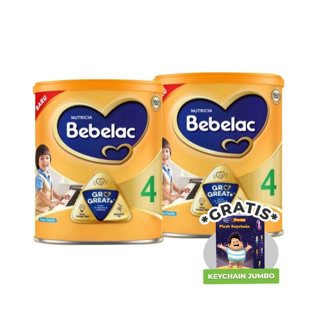 

2Pcs Bebelac 4 Vanila 800 Gram Tin Free Keychain Jumbo