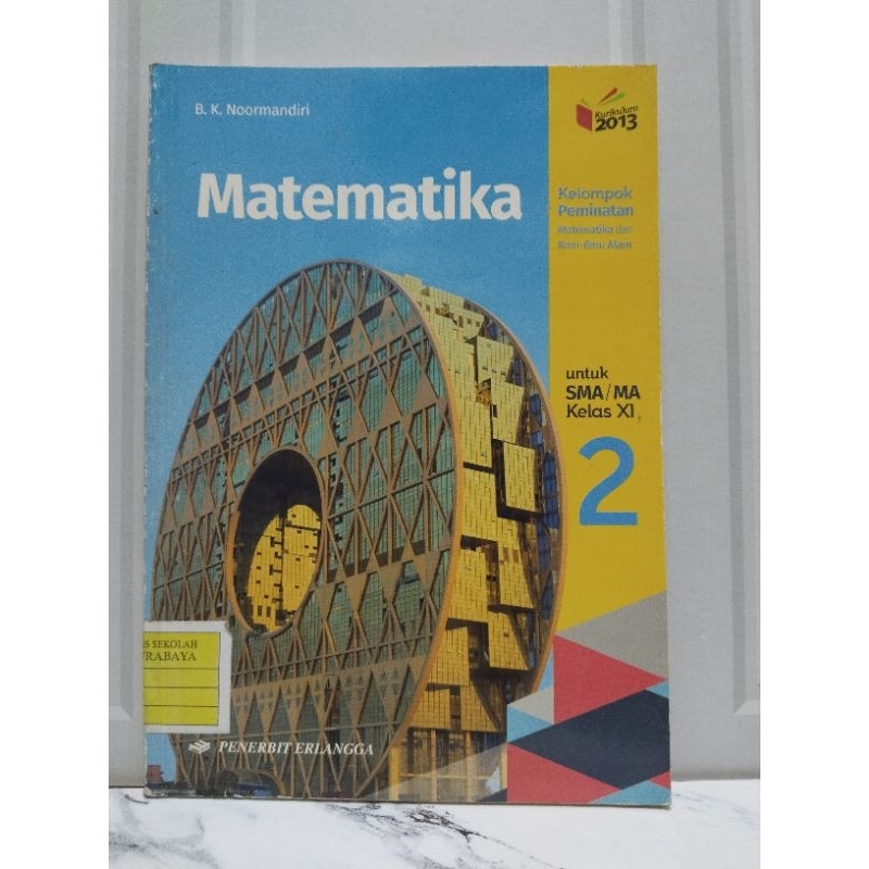 matematika SMA kls 11 buku paket ori