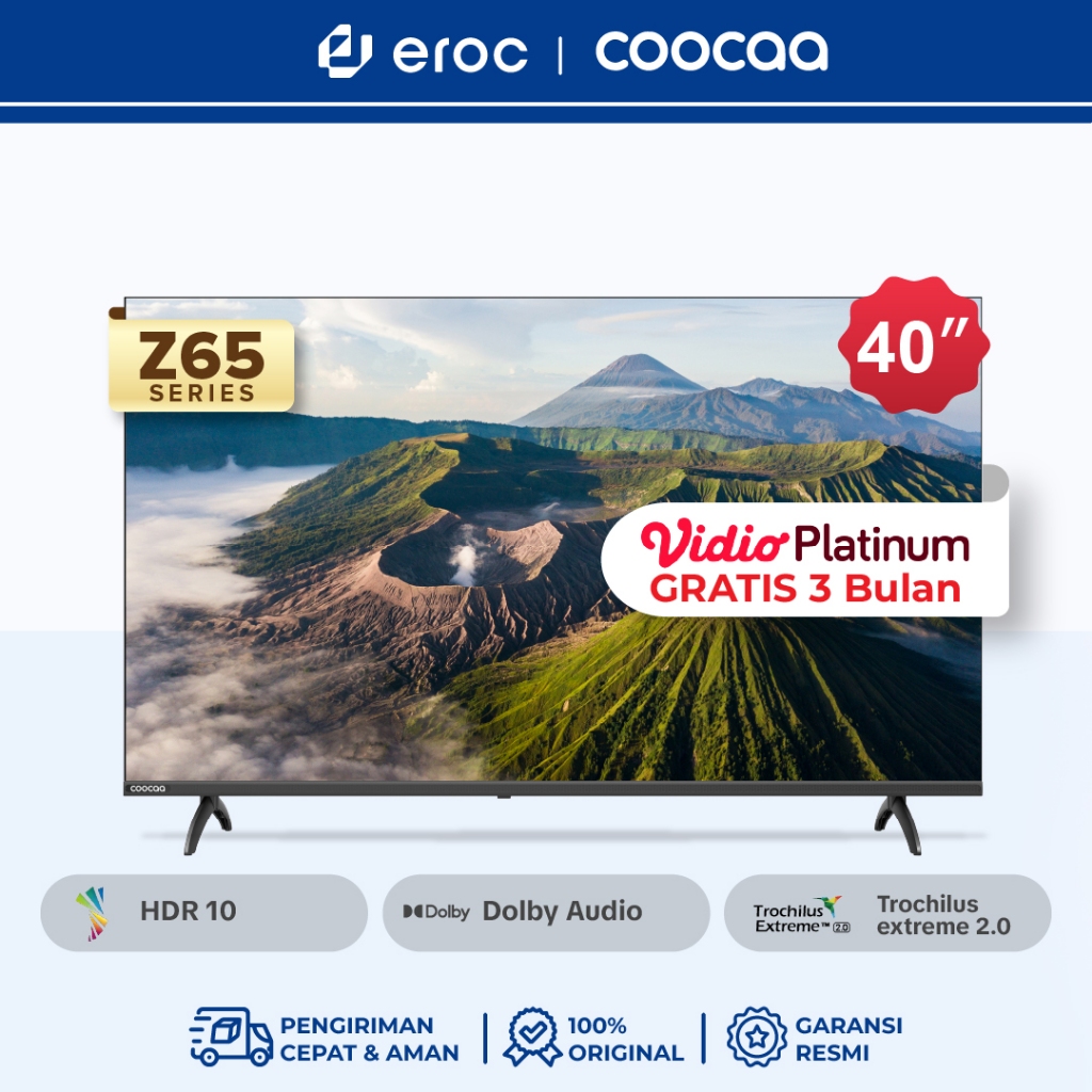 COOCAA 40 inch GOOGLE TV-2K LED-TV (COOCAA 40Z65)