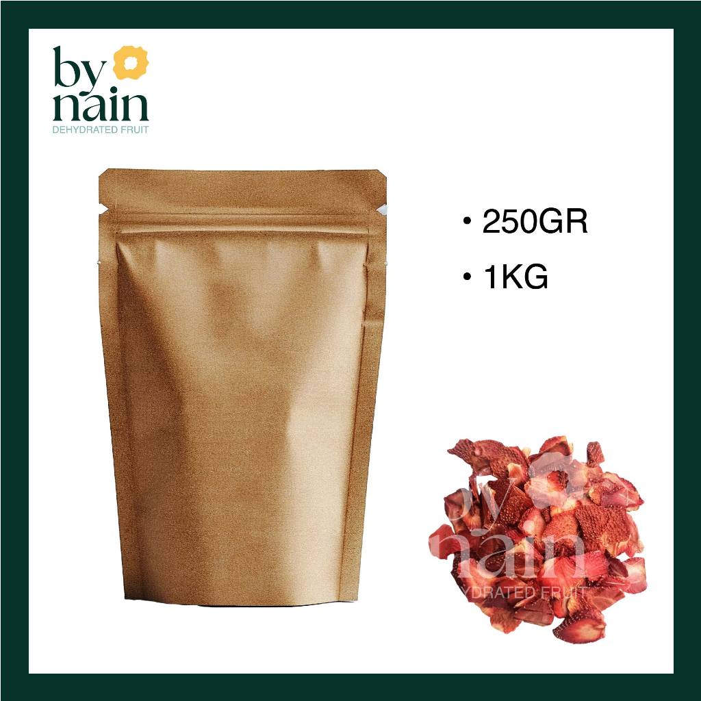 

Dried fruit Strawberry Slice/ Stoberi Kering Slice/BigPack/250gr/1kg