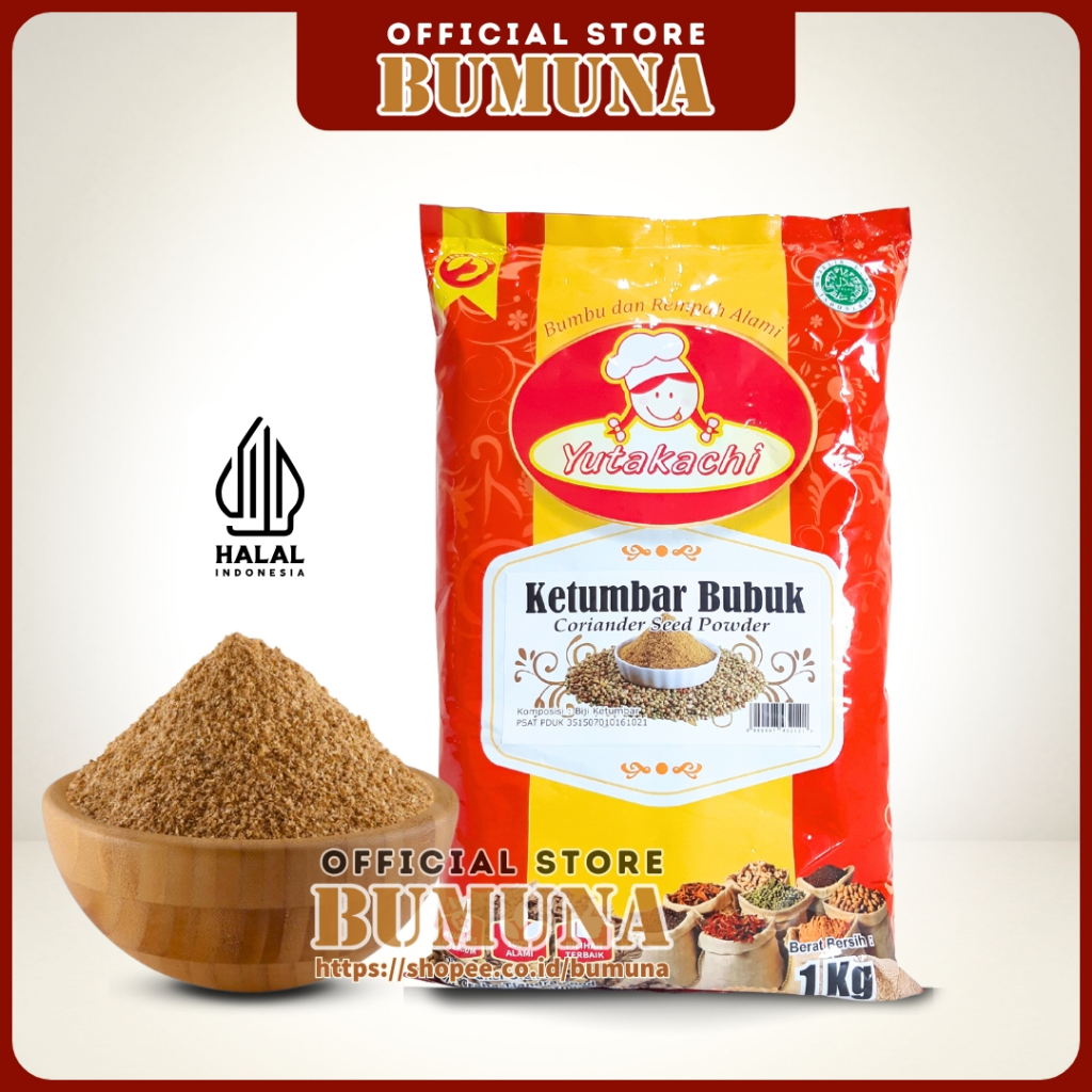 

Ketumbar Bubuk 1Kg Yutakachi / Corriander Seed Powder