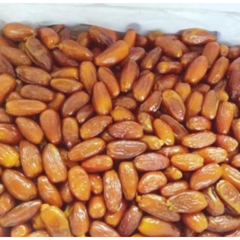 

kurma Tunisia Non Tangkai 500gram/Kurma Deglet Nour/kurma tunisia basah/kurma madu Non Tangkai