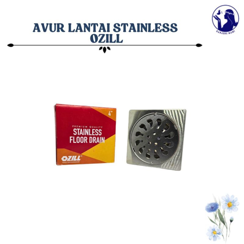 SARINGAN GOT AVUR LANTAI STAINLESS
