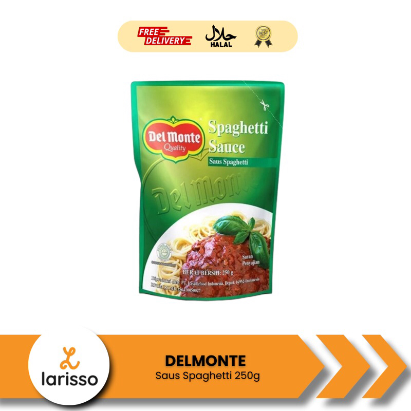 

Delmonte Saus Spaghetti Pouch 250gr - Spaghetti Sauce