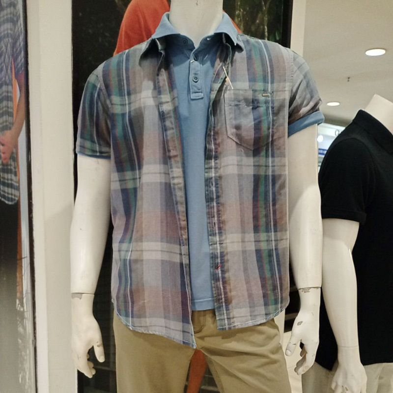 Kemeja kotak Watchout Casual Original