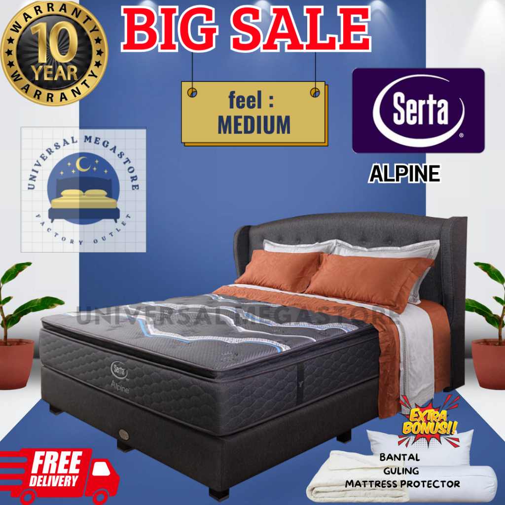 SERTA Kasur Springbed NEW ALPINE