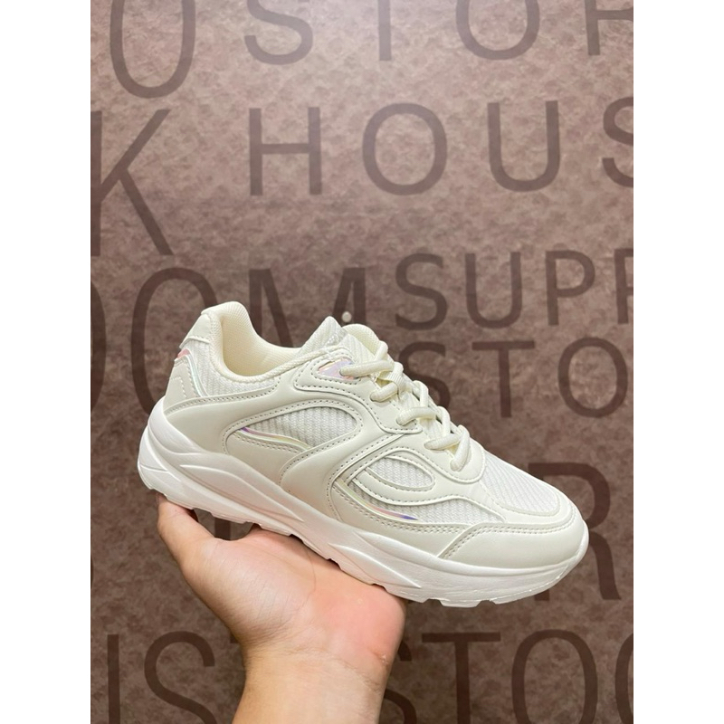 (AIWCL240706H) Airwalk Clark Women's Sneakers Shoes - Beige ORIGINAL