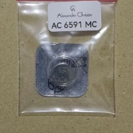 baterai original jam Alexandre christie 6591MC