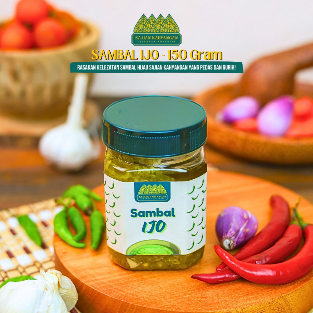 

Sambal Ijo 150gr - Sajian Kahyangan : Sambal Hijau Yang Gurih dan Lezat