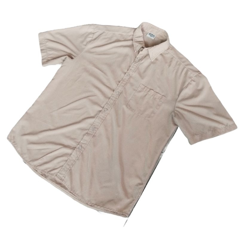 Jean Money Man Casual Format Shirt Cream size L