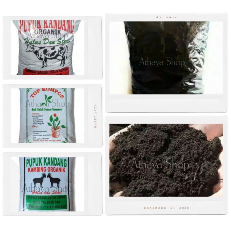 Pupuk Kandang & Kompos Organik Repack 1 kg