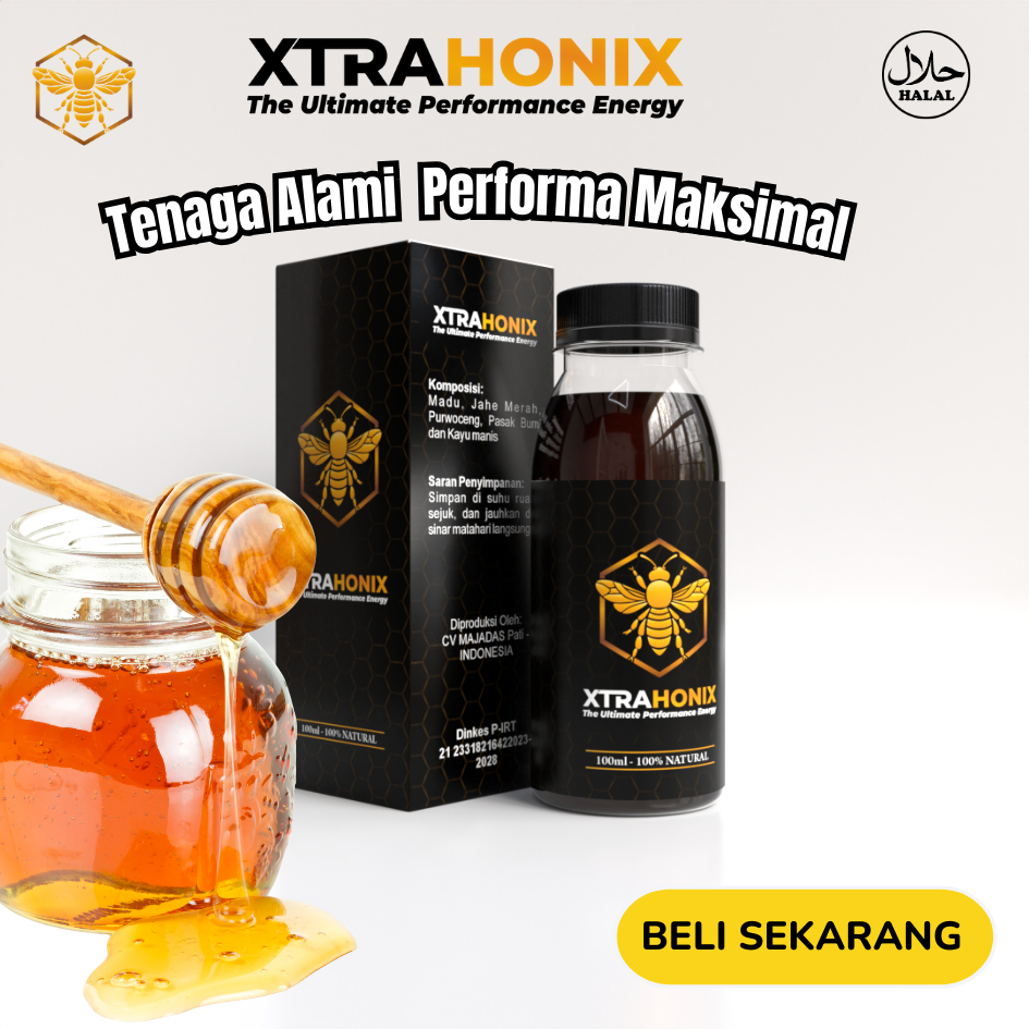XTRAHONIX Madu Stamina Pria Perkasa Madu Purwoceng Penambah Stamina Pria
