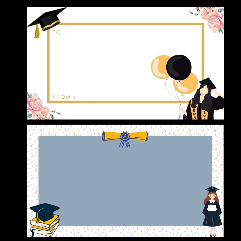 Greeting Card GRADUATION - Gift Card - Kartu Ucapan Wisuda - Aesthetic - Kartu Ucapan Graduation - K