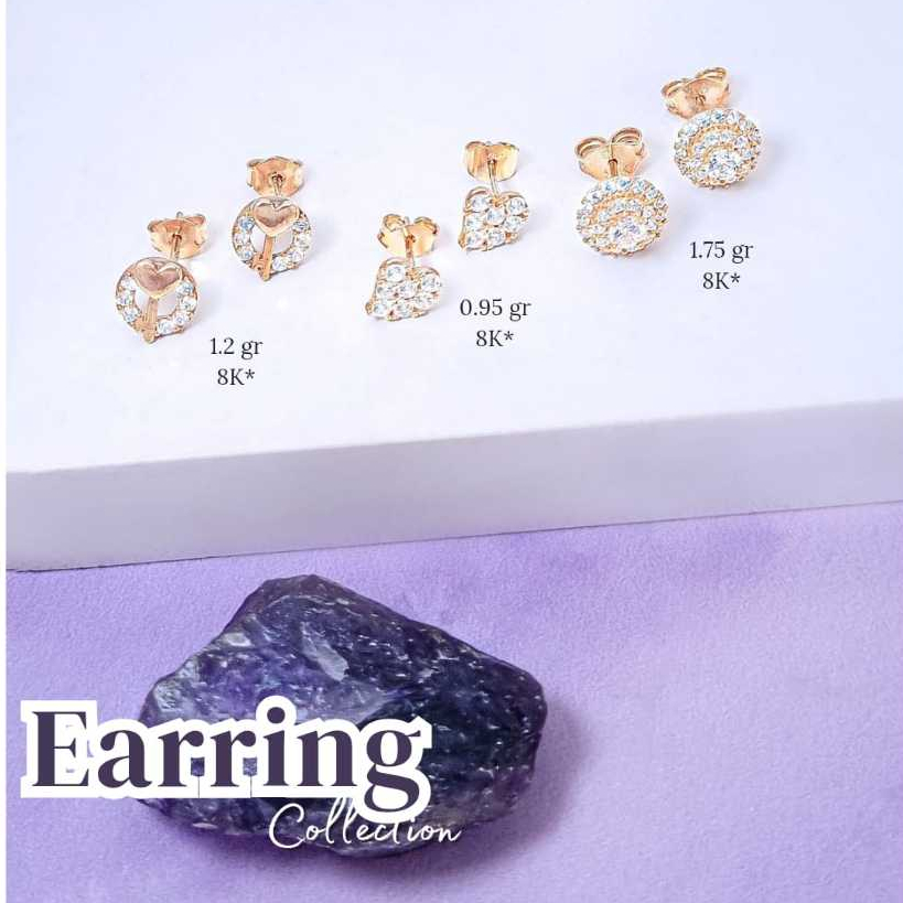 ANTING TUSUK DEWASA//ANTING TUSUK FULL PERMATA//GIWANG PERMATA//GIWANG LOVE//ANTING KADAR 8K