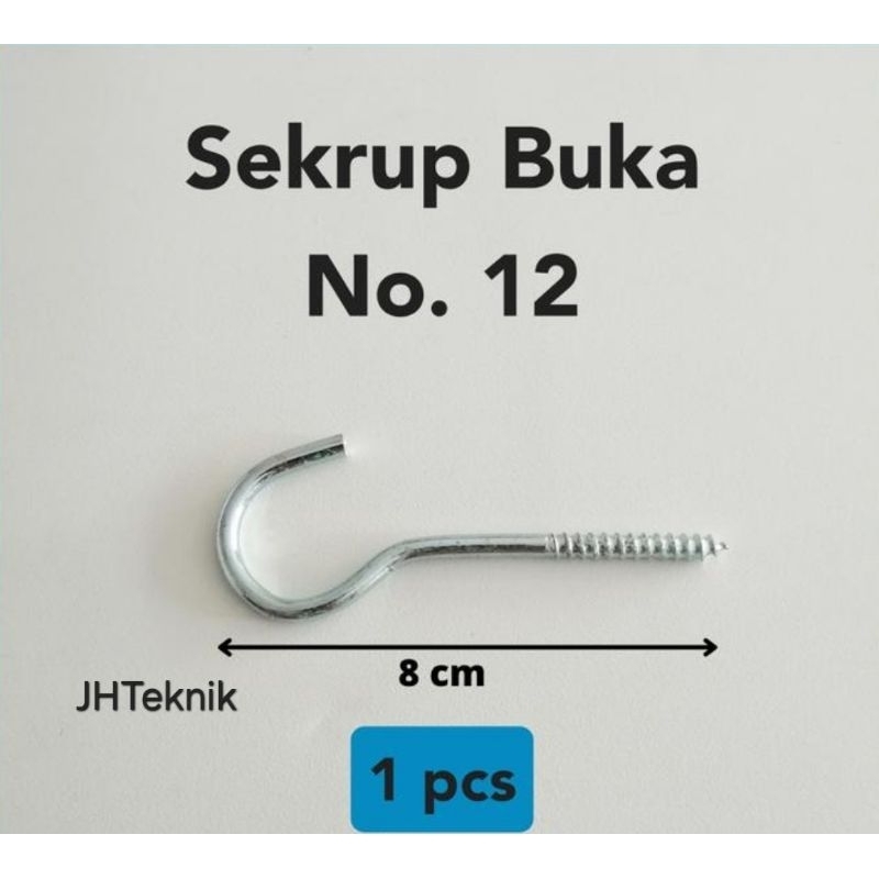 Cantolan Burung no 12/Sekrup Cantolan Burung 8 cm/Sekrup Buka no 12/Sekrup Hak Buka 8 cm