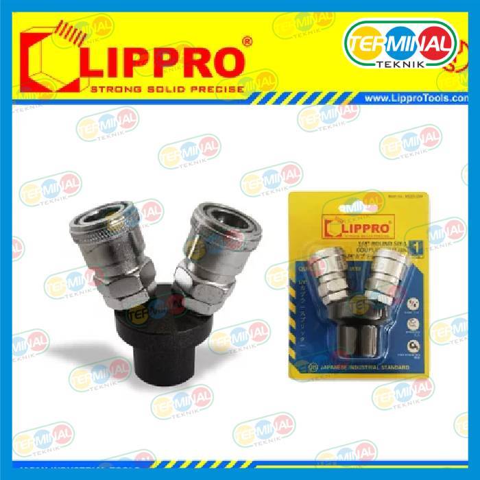 Kopler Quick Coupler Cabang 2 LIPPRO 2 Way