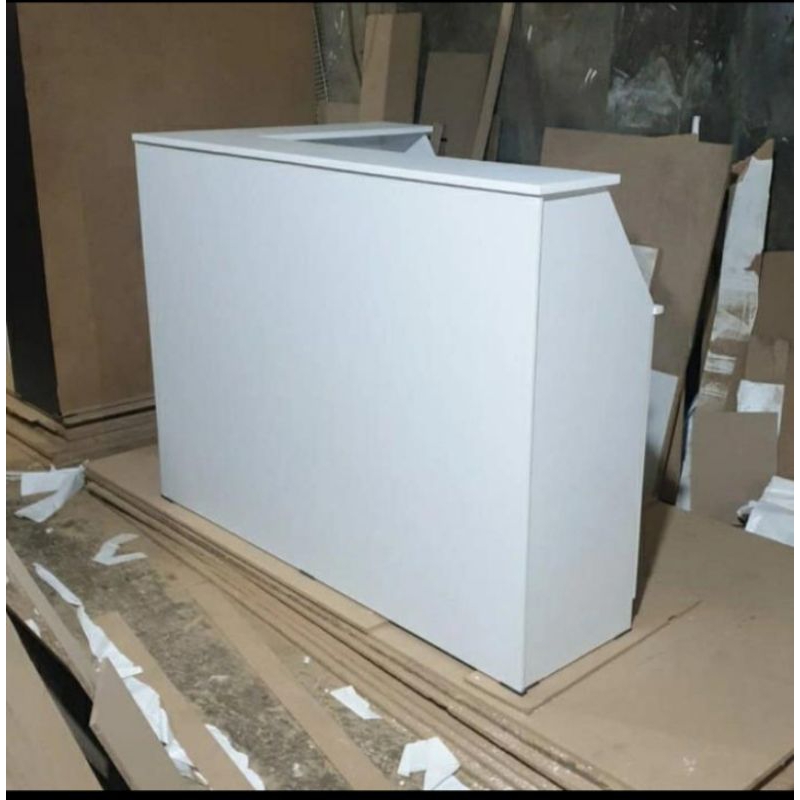 meja kasir resepsionis letter L NF6