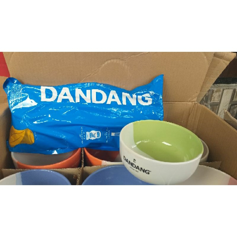 

Teh dandang Biru kemasan 400gr bonus mangkok keramik