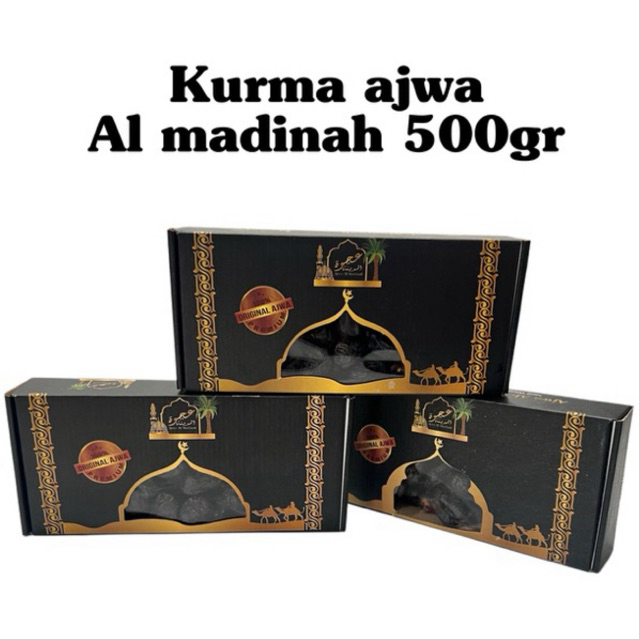 

Ajwa al madinah 500 gr / oleh oleh haji & umroh