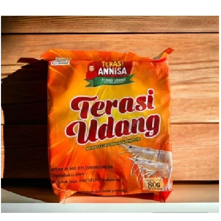 

terasi Udang annisa kemasan 4 gram