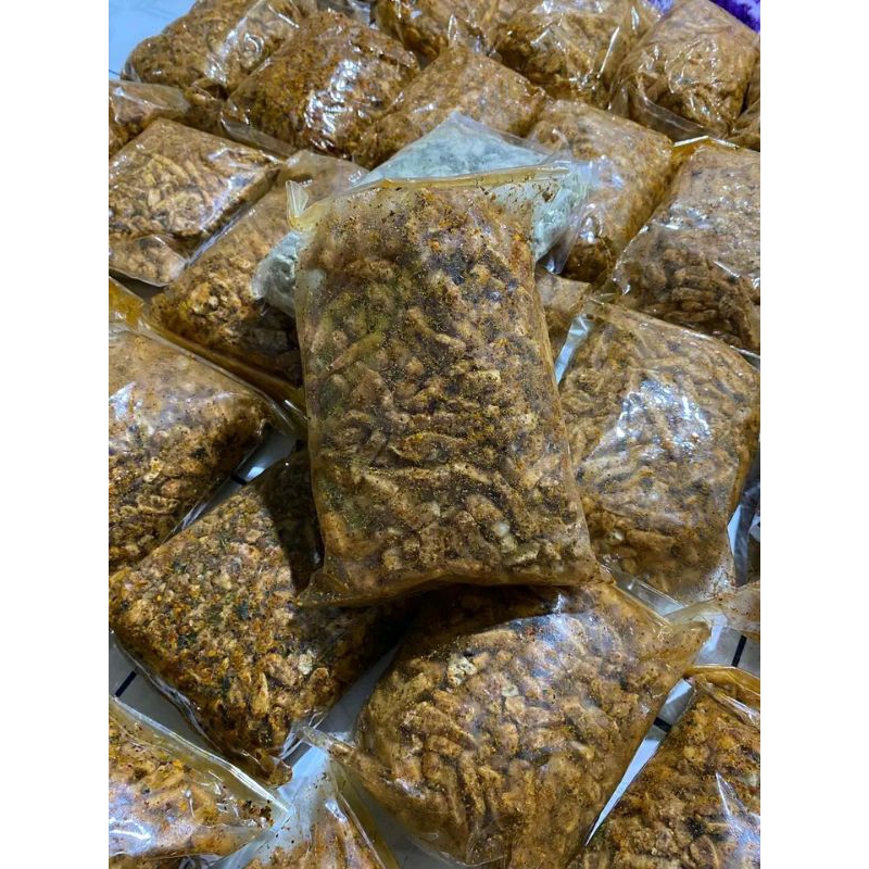 

Basreng pedas daun jeruk, original 1kg gurih asin kriuk