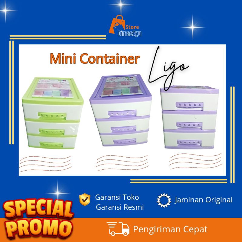 Mini Kontainer Susun 3