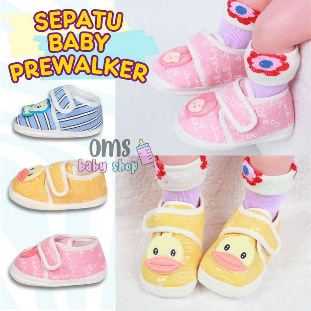 [PACKING BOX MIKA] Sepatu Baby Prewalker Antiselip / Sepatu Sandal Bayi PREMIUM PRODUCT