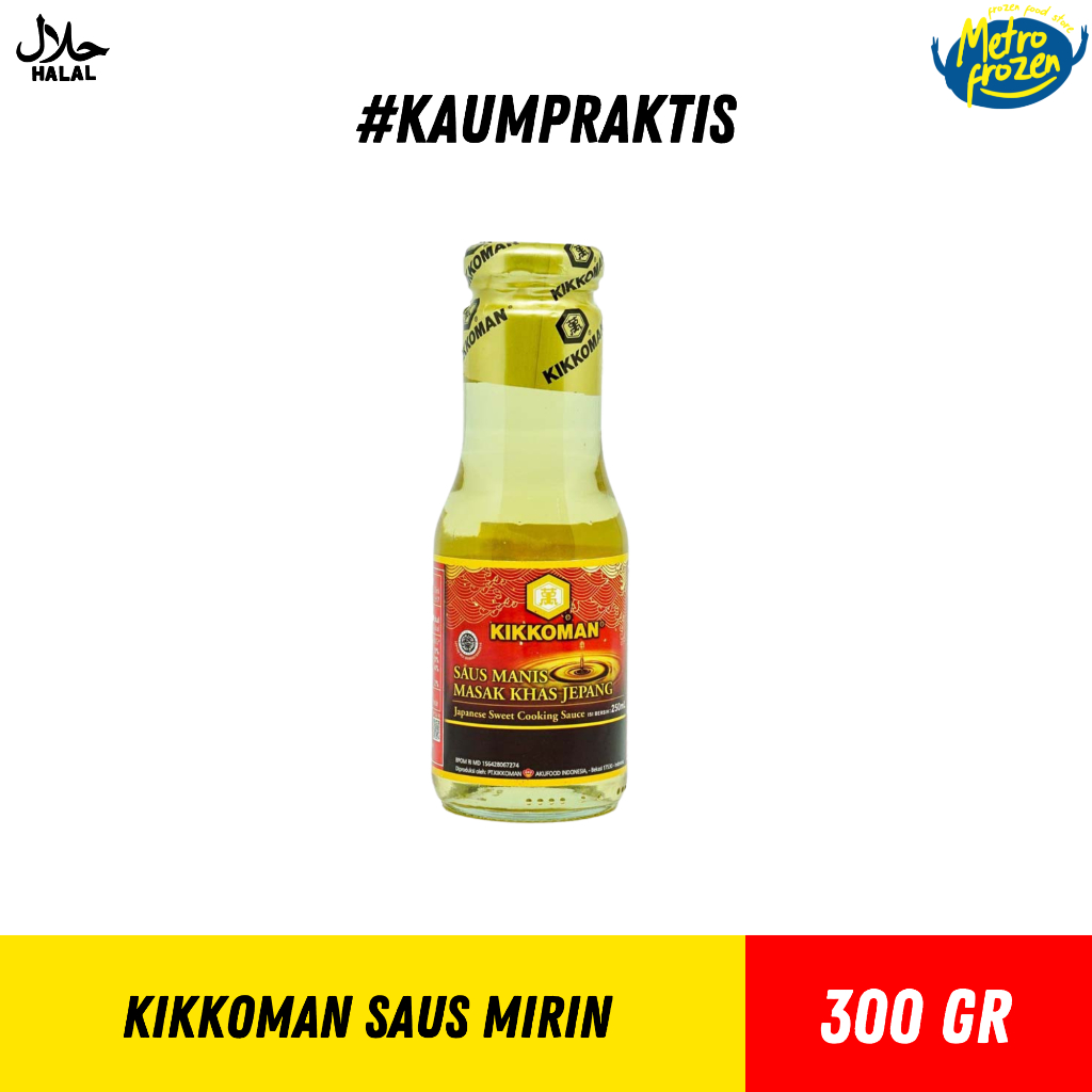 

KIKKOMAN Saus Manis Masak Khas Jepang 300ml //kikkoman mirin halal //saus mirin khas jepang