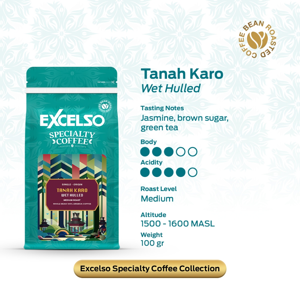 

Excelso Specialty Coffee Tanah Karo Beans 100gr