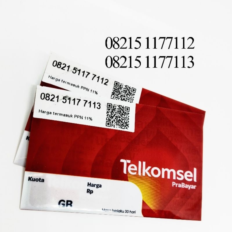 Nomor cantik Telkomsel couple aabbaax