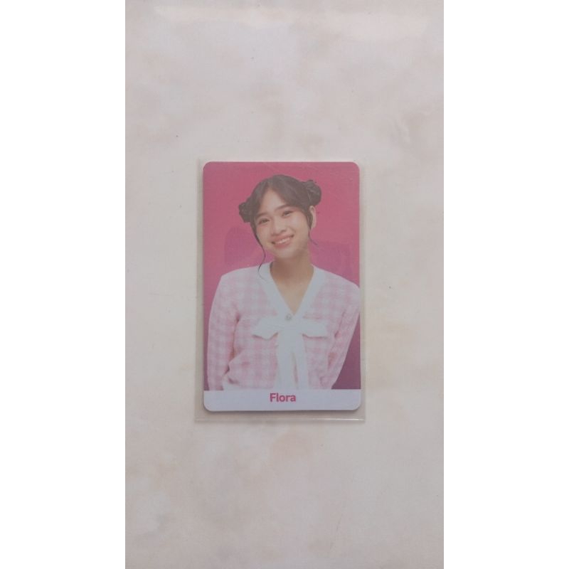 Photocard Jkt 48 Flora x Telkomsel