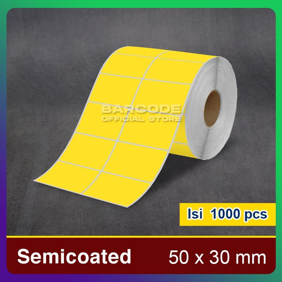 

Cetak Logo Sticker Label Semicoated Thermal Yupo Silvermate