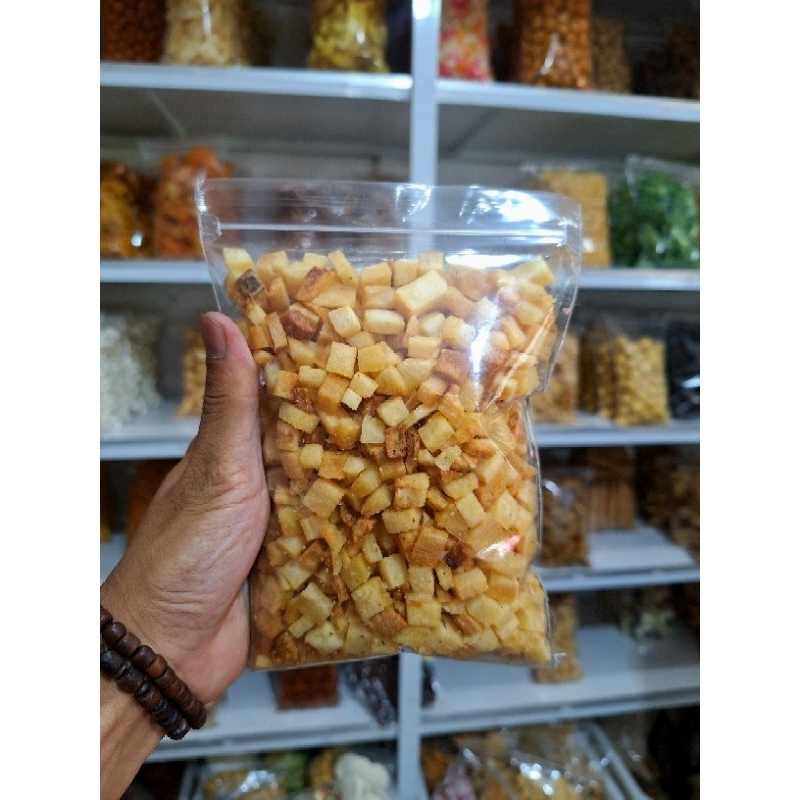 

Keripik Singkong Dadu / Singkong Kotak 300gram