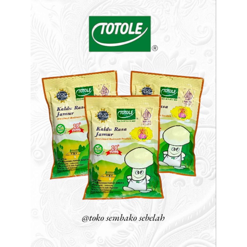 

Totole Kaldu Jamur Kemasan 80gr