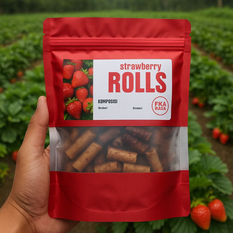 

Lumpia strawberry, Strawberry rolls 250gr