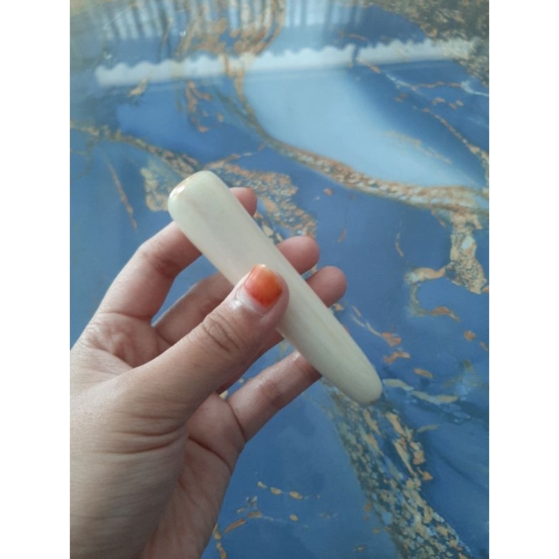 ONCE PIPA TULANG MARLIN 100% ASLI-panjang 8 cm bentuk oval bahan berkualitas