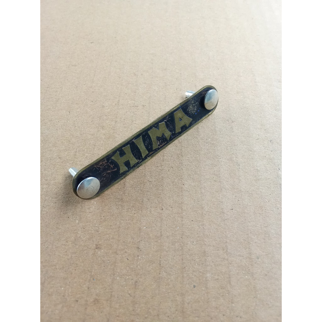 Emblem Sadel Sepeda Onthel HIMA Hitam