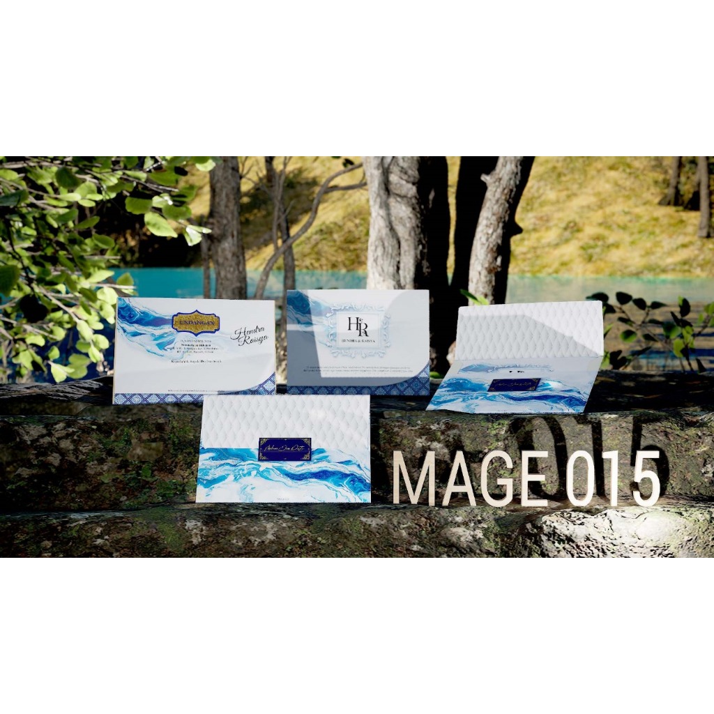 MAGE 15 (Amplop + Isi) Blangko Undangan | Undangan Murah