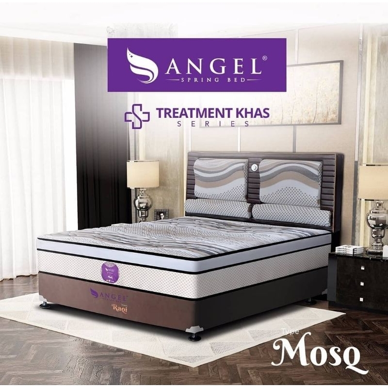 BONUS BANTAL GULING  MATRAS SPRINGBED ANGEL MOSQ 180 X 200 X 30 CM | KASUR SPRINGBED ANGEL MOSQ 180 
