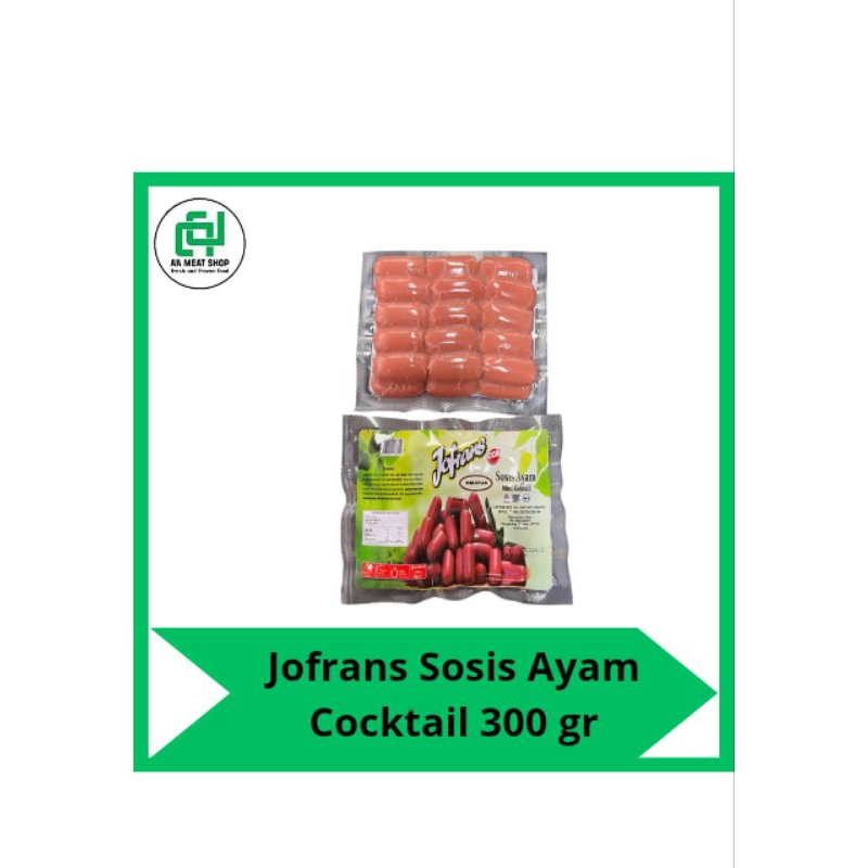 

JOFRANS SOSIS AYAM COCKTAIL 300 gram