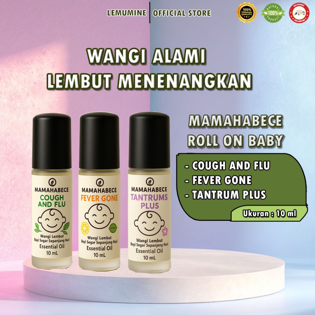 Baby Oil Cough N Flu Dan Batuk Bayi Minyak Bayi Essential Oil Cough n Flu Baby obat batuk pilek bayi